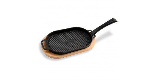Żeliwna patelnia grillowa do serwowania Witt Pizza