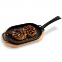 Żeliwna patelnia grillowa do serwowania Witt Pizza