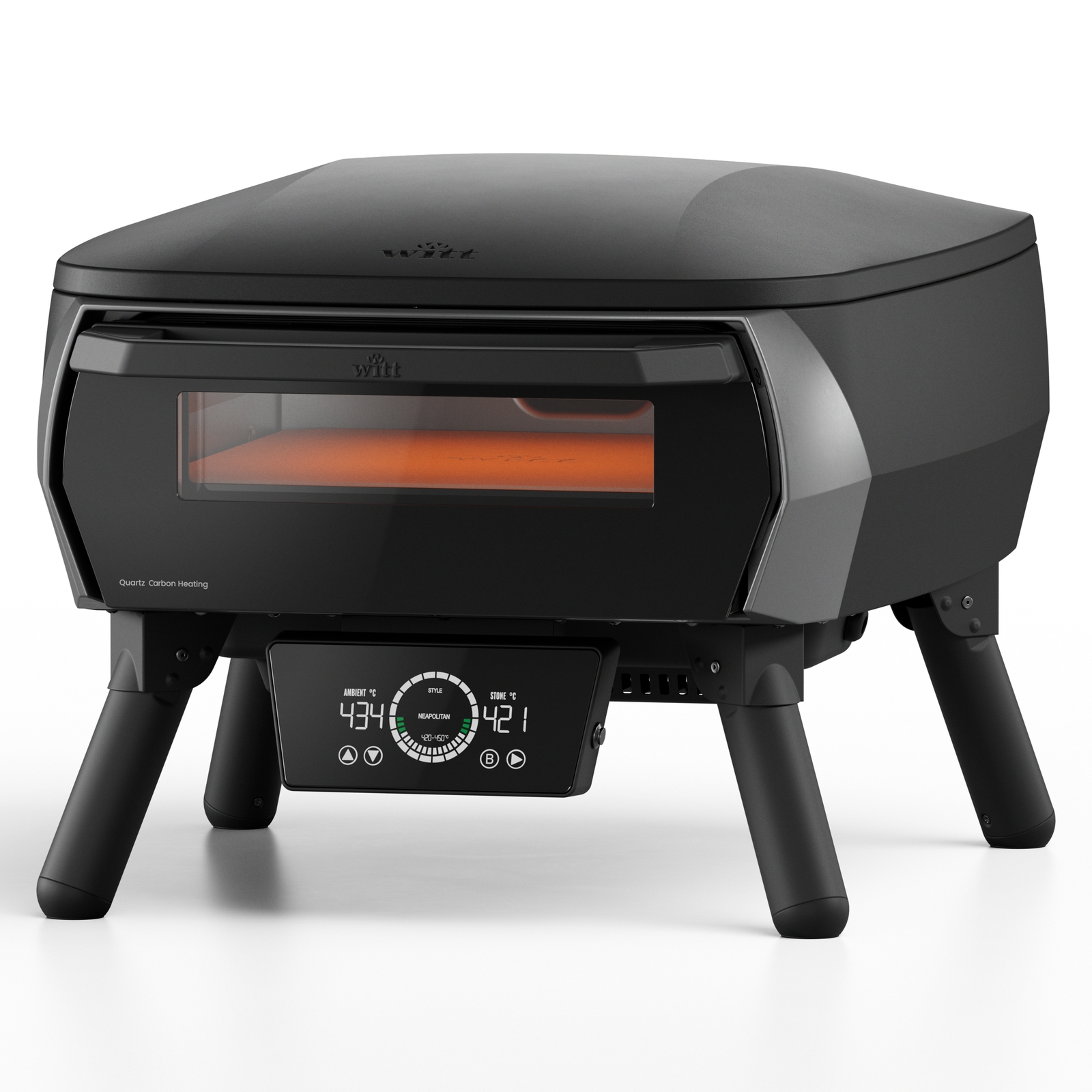 WITT PIEC DO PIZZY eGNITE 13 CONTROL, CZARNY