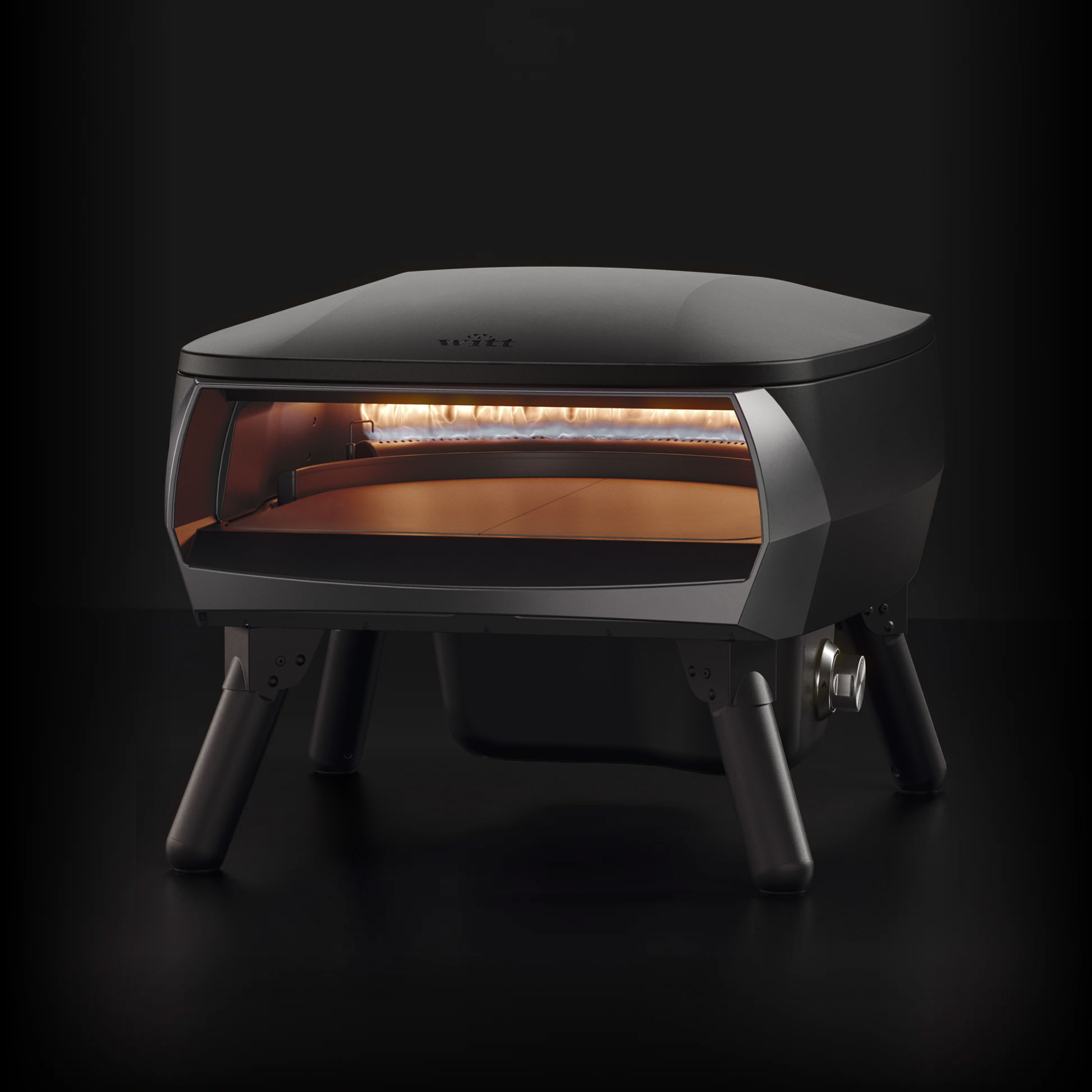 WITT PIEC DO PIZZY PICCOLO FERMO 14, CZARNY