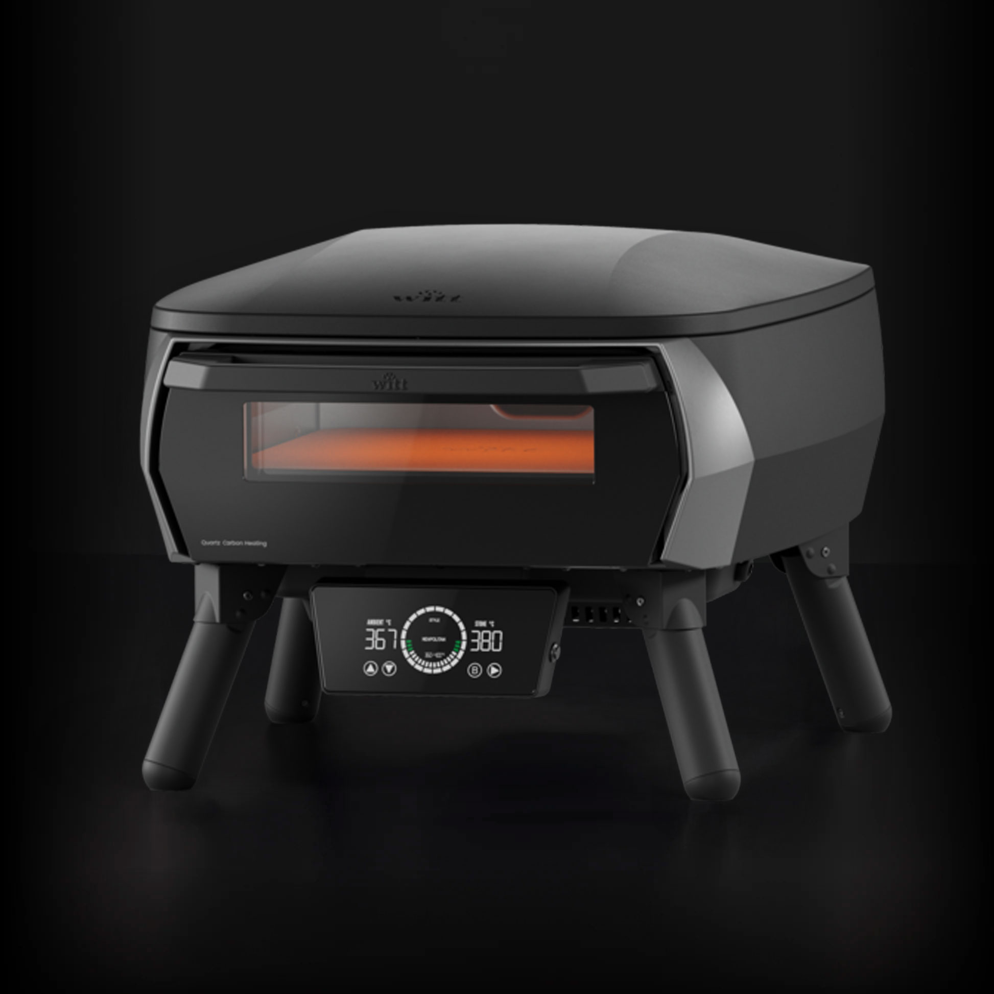 WITT PIEC DO PIZZY eGNITE 13 CONTROL, CZARNY